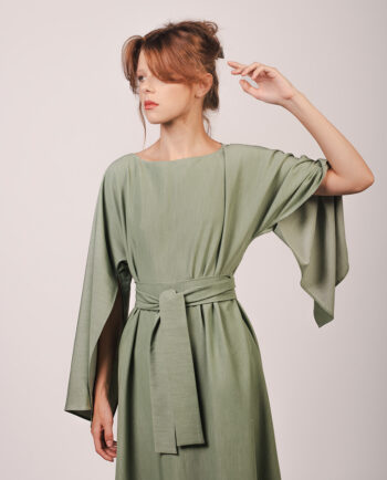 Green Fuyu dress