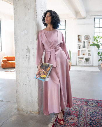 Scarlet Fuyu dress Powder pink